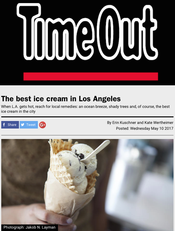 Time Out Best Ice Cream